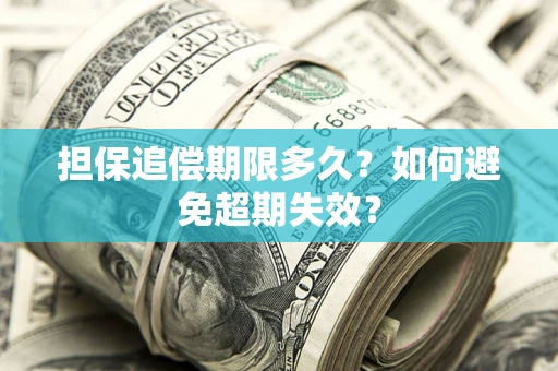 济南担保追偿期限多久？如何避免超期失效？