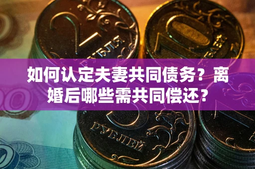 济南如何认定夫妻共同债务？离婚后哪些需共同偿还？