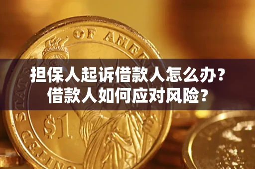 济南担保人起诉借款人怎么办？借款人如何应对风险？
