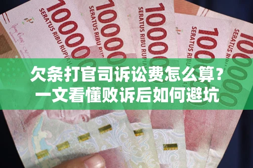 济南欠条打官司诉讼费怎么算？一文看懂败诉后如何避坑